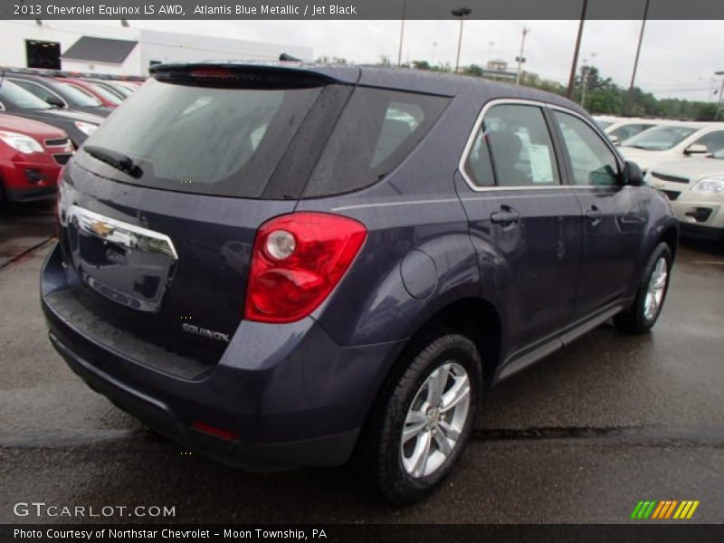 Atlantis Blue Metallic / Jet Black 2013 Chevrolet Equinox LS AWD