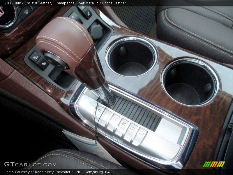 Champagne Silver Metallic / Cocoa Leather 2013 Buick Enclave Leather