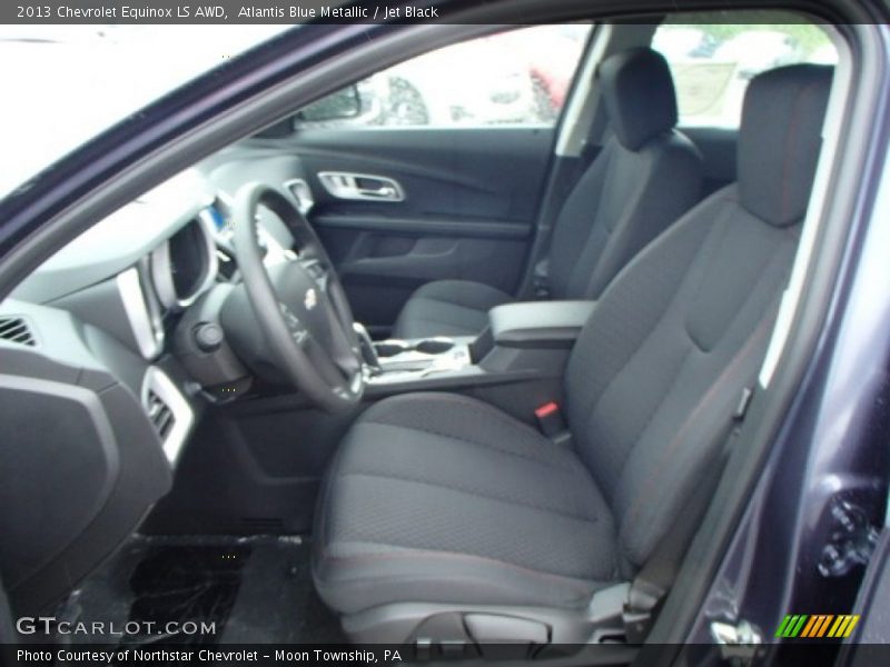 Atlantis Blue Metallic / Jet Black 2013 Chevrolet Equinox LS AWD