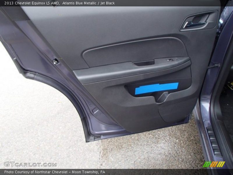 Atlantis Blue Metallic / Jet Black 2013 Chevrolet Equinox LS AWD