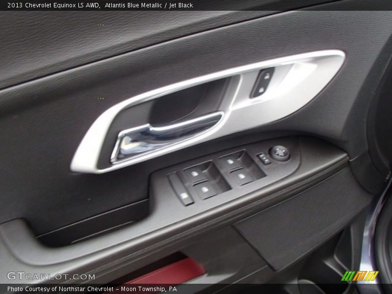 Atlantis Blue Metallic / Jet Black 2013 Chevrolet Equinox LS AWD