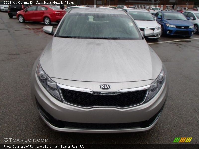 Satin Metal Metallic / Beige 2013 Kia Optima EX