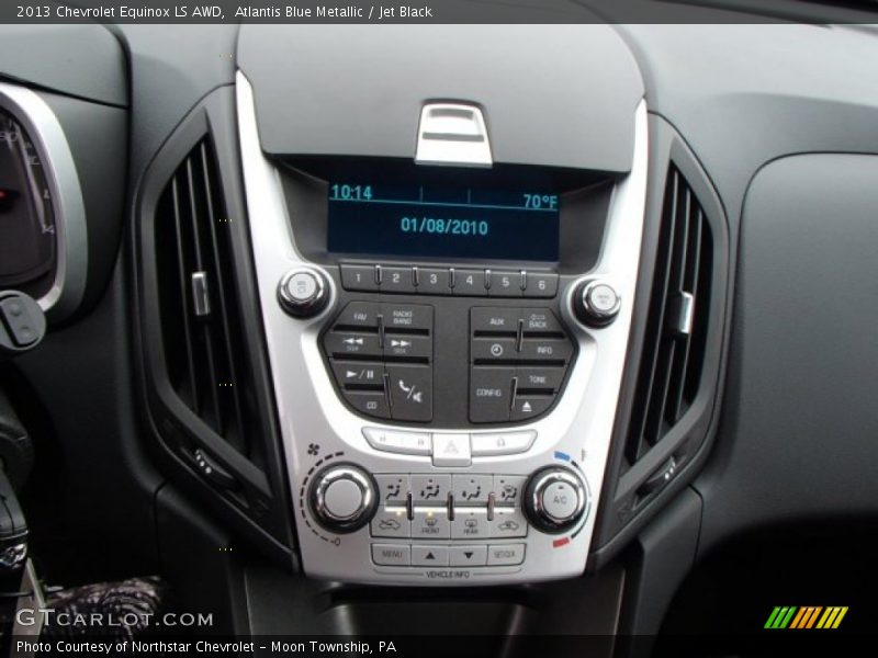 Atlantis Blue Metallic / Jet Black 2013 Chevrolet Equinox LS AWD