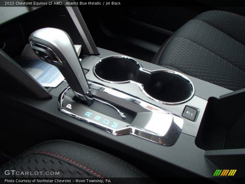 Atlantis Blue Metallic / Jet Black 2013 Chevrolet Equinox LS AWD