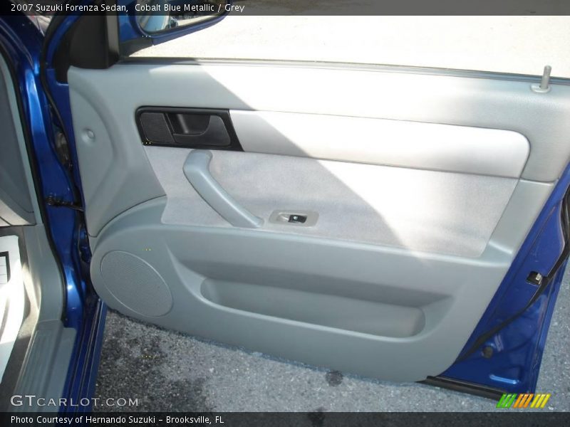 Cobalt Blue Metallic / Grey 2007 Suzuki Forenza Sedan