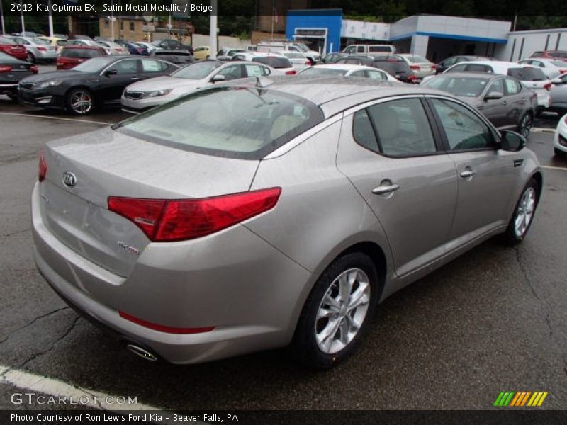 Satin Metal Metallic / Beige 2013 Kia Optima EX