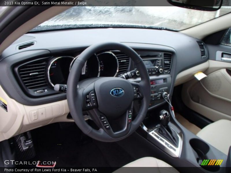 Satin Metal Metallic / Beige 2013 Kia Optima EX