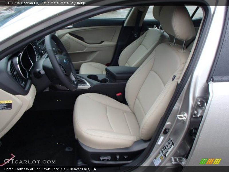 Satin Metal Metallic / Beige 2013 Kia Optima EX