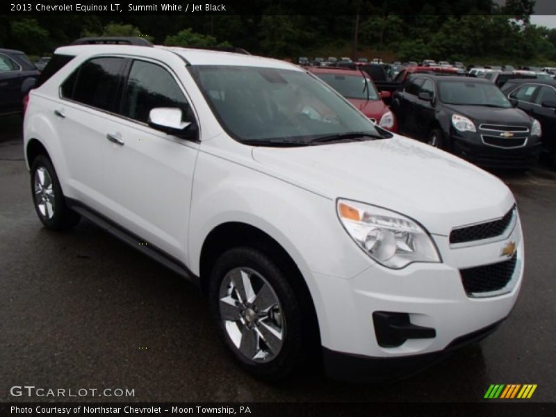 Summit White / Jet Black 2013 Chevrolet Equinox LT