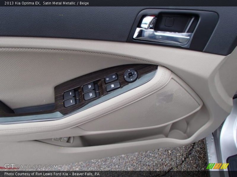 Satin Metal Metallic / Beige 2013 Kia Optima EX