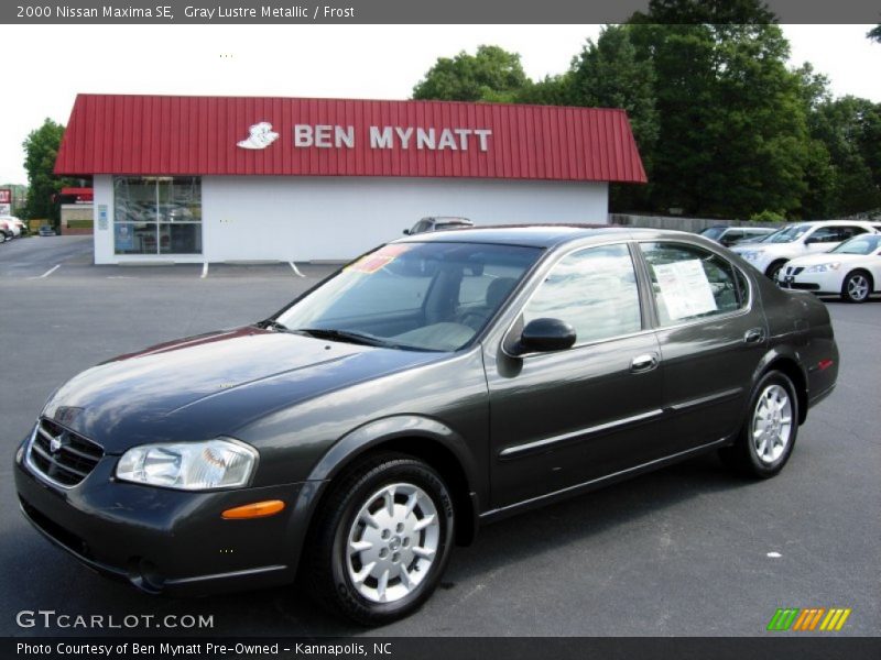 Gray Lustre Metallic / Frost 2000 Nissan Maxima SE