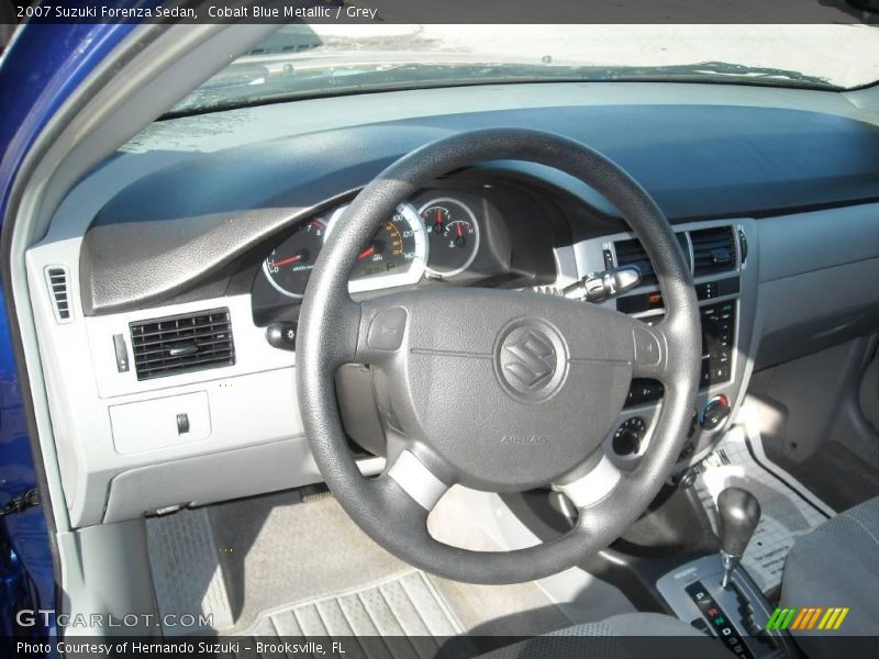 Cobalt Blue Metallic / Grey 2007 Suzuki Forenza Sedan