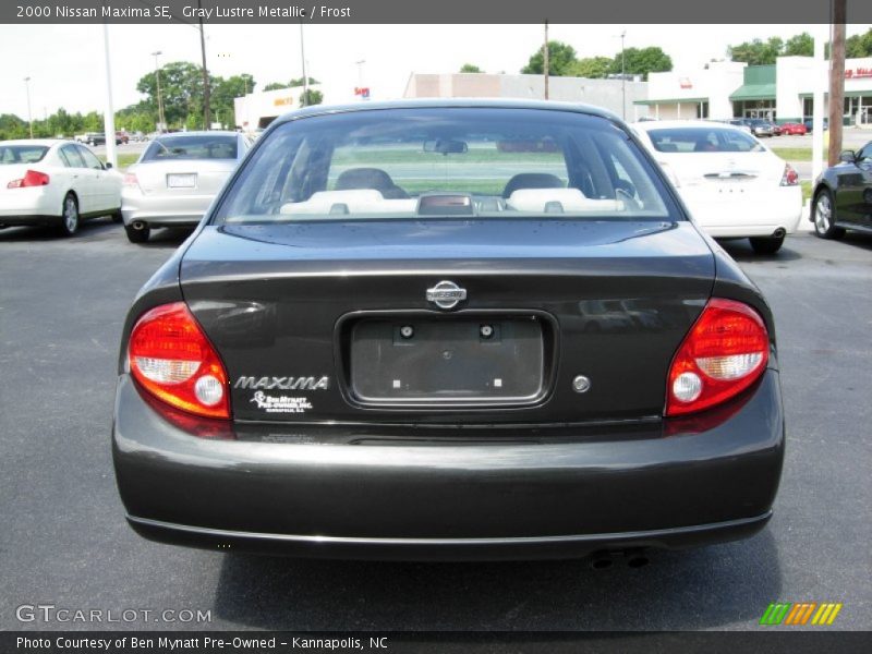 Gray Lustre Metallic / Frost 2000 Nissan Maxima SE