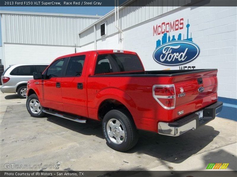 Race Red / Steel Gray 2013 Ford F150 XLT SuperCrew