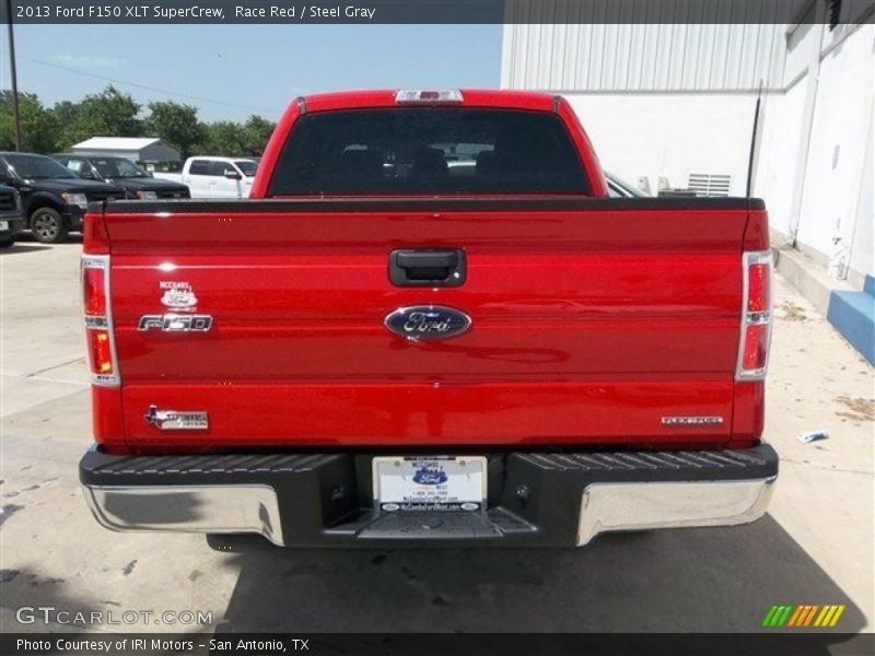 Race Red / Steel Gray 2013 Ford F150 XLT SuperCrew