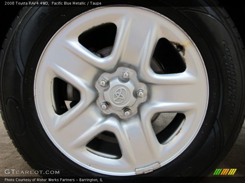 Pacific Blue Metallic / Taupe 2008 Toyota RAV4 4WD