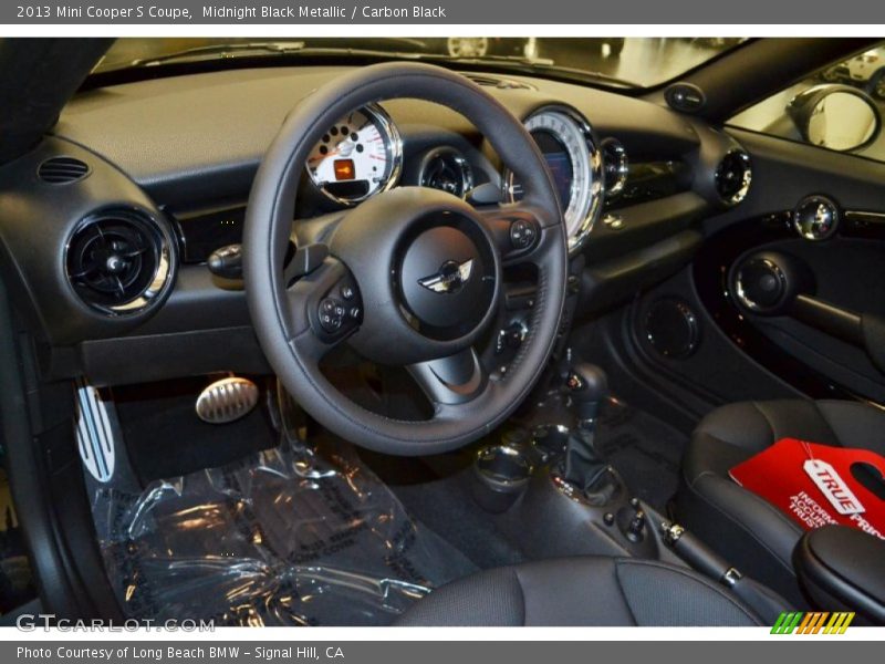 Midnight Black Metallic / Carbon Black 2013 Mini Cooper S Coupe