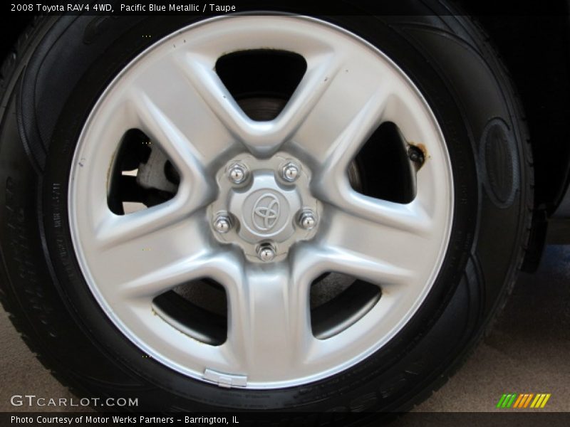 Pacific Blue Metallic / Taupe 2008 Toyota RAV4 4WD