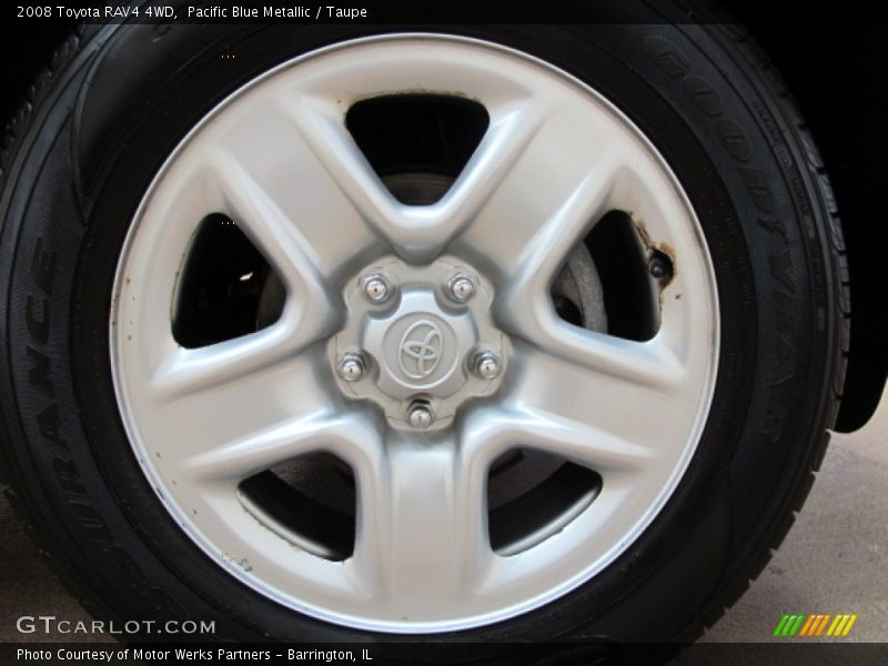 Pacific Blue Metallic / Taupe 2008 Toyota RAV4 4WD