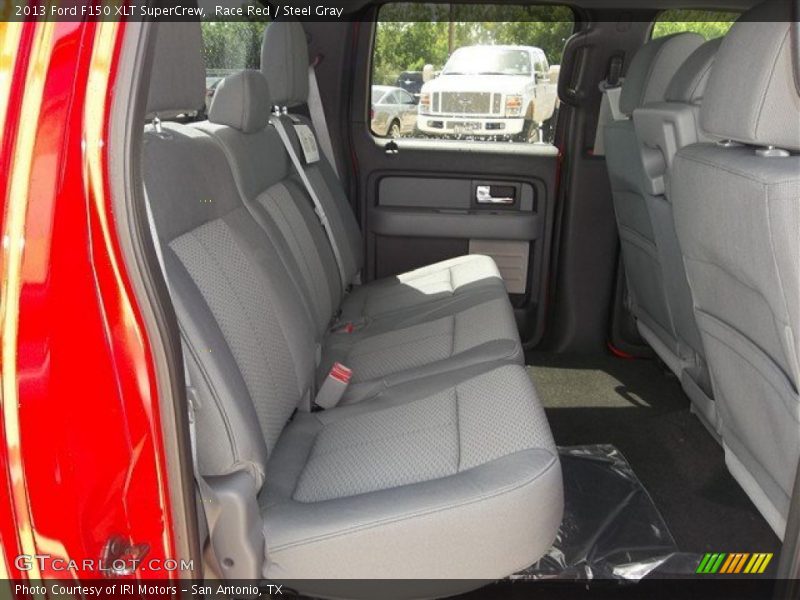 Race Red / Steel Gray 2013 Ford F150 XLT SuperCrew