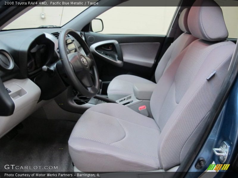 Pacific Blue Metallic / Taupe 2008 Toyota RAV4 4WD