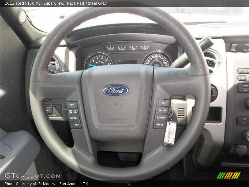 Race Red / Steel Gray 2013 Ford F150 XLT SuperCrew
