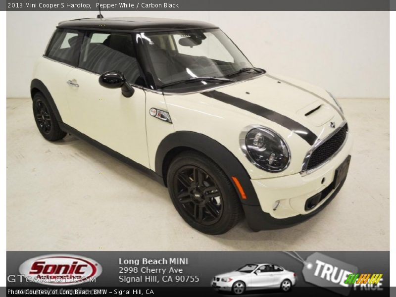 Pepper White / Carbon Black 2013 Mini Cooper S Hardtop