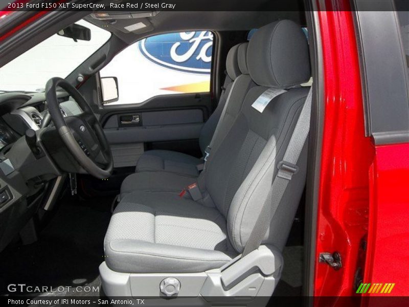Race Red / Steel Gray 2013 Ford F150 XLT SuperCrew