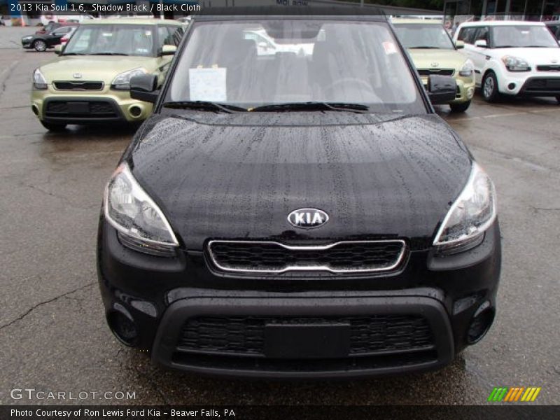 Shadow Black / Black Cloth 2013 Kia Soul 1.6