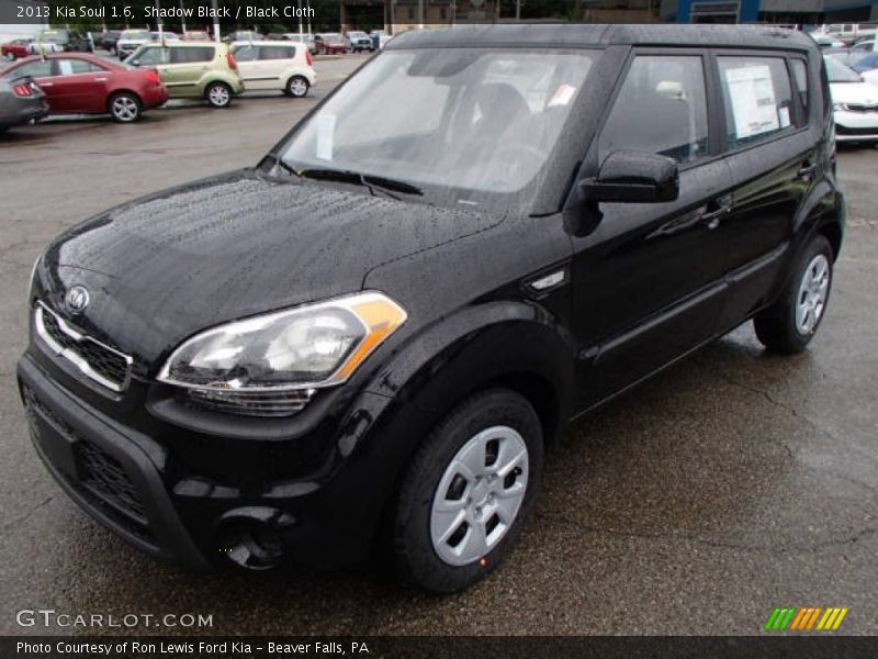 Shadow Black / Black Cloth 2013 Kia Soul 1.6