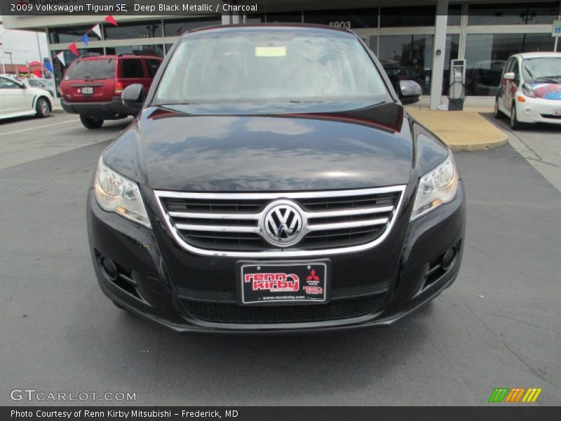 Deep Black Metallic / Charcoal 2009 Volkswagen Tiguan SE