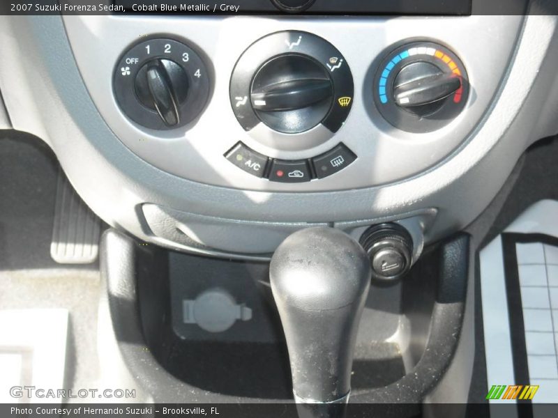 Cobalt Blue Metallic / Grey 2007 Suzuki Forenza Sedan