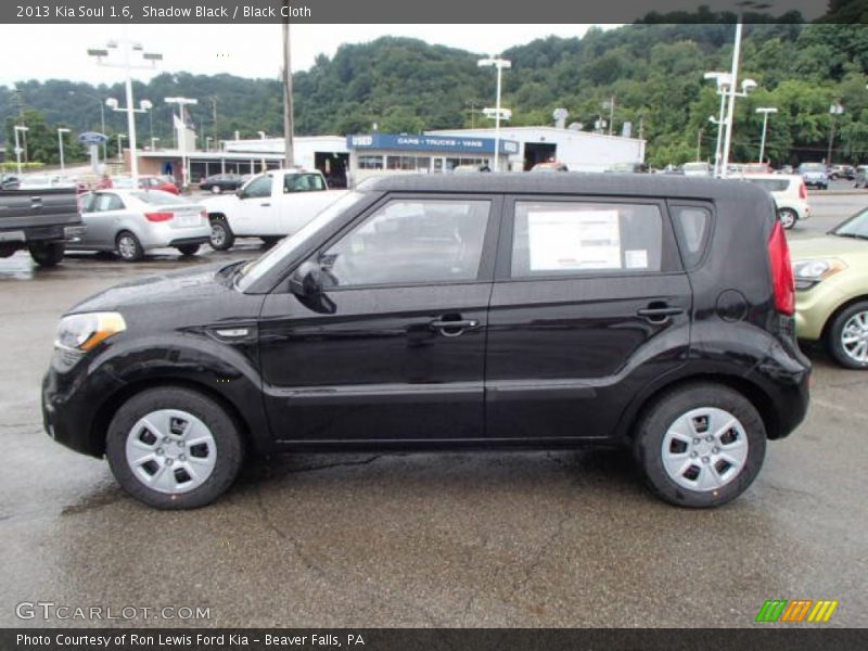 Shadow Black / Black Cloth 2013 Kia Soul 1.6