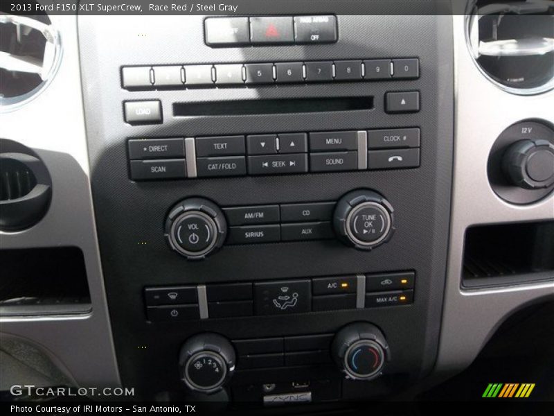 Race Red / Steel Gray 2013 Ford F150 XLT SuperCrew