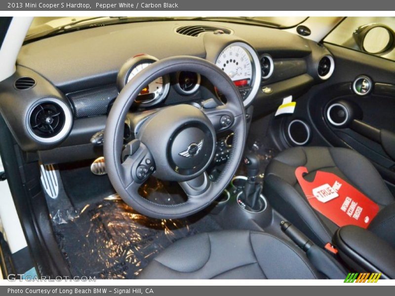 Pepper White / Carbon Black 2013 Mini Cooper S Hardtop