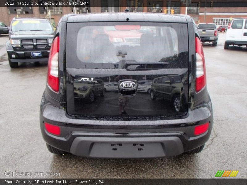 Shadow Black / Black Cloth 2013 Kia Soul 1.6