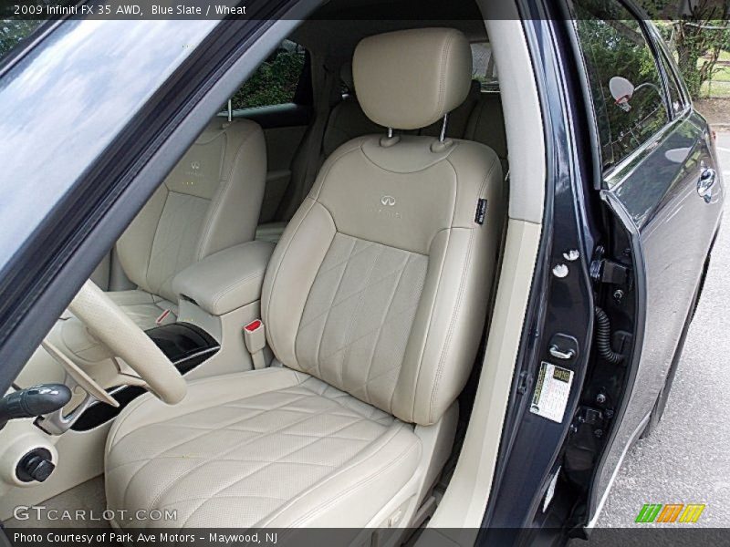 Front Seat of 2009 FX 35 AWD