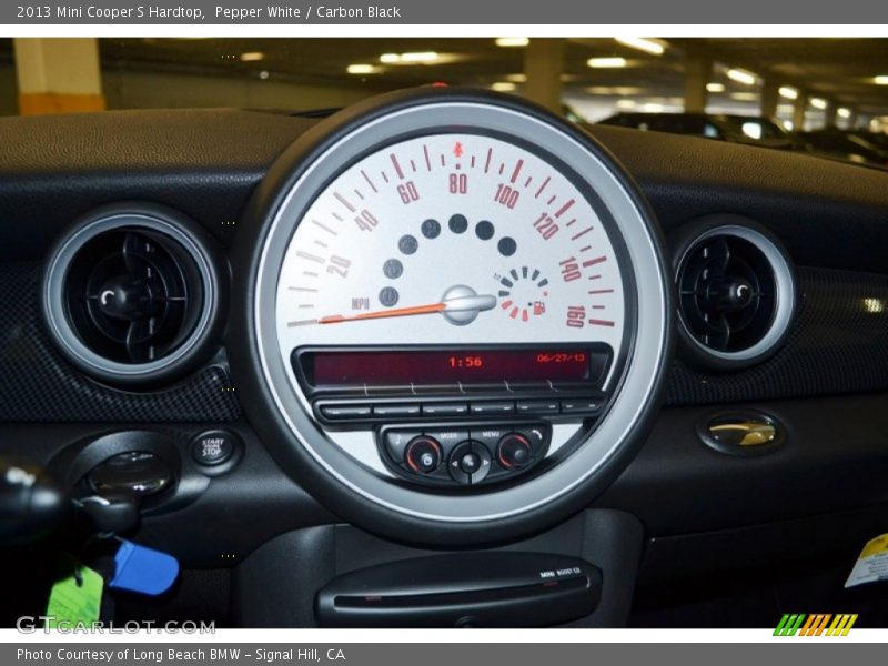 Pepper White / Carbon Black 2013 Mini Cooper S Hardtop