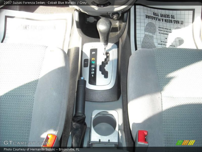 Cobalt Blue Metallic / Grey 2007 Suzuki Forenza Sedan
