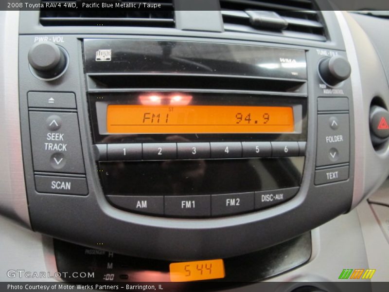 Pacific Blue Metallic / Taupe 2008 Toyota RAV4 4WD