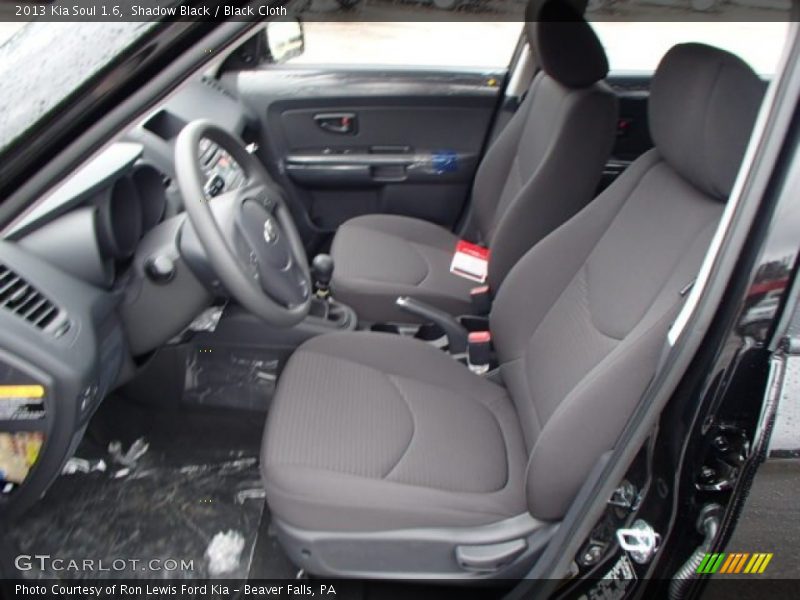 Shadow Black / Black Cloth 2013 Kia Soul 1.6