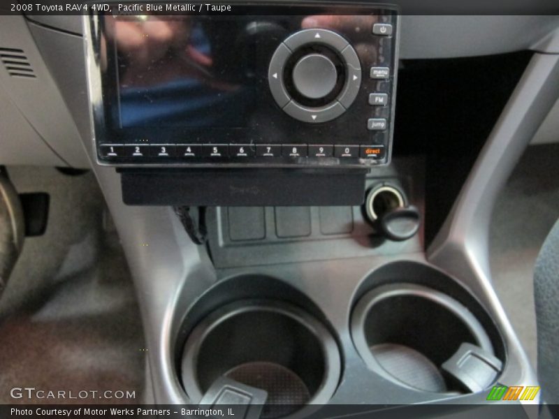 Pacific Blue Metallic / Taupe 2008 Toyota RAV4 4WD