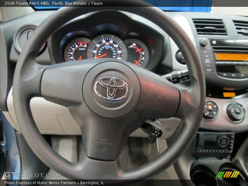 Pacific Blue Metallic / Taupe 2008 Toyota RAV4 4WD