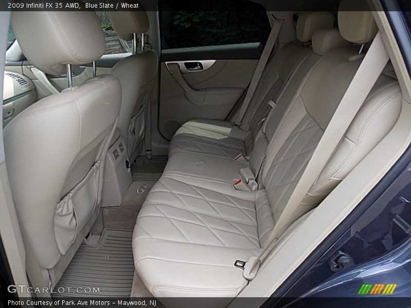 Rear Seat of 2009 FX 35 AWD