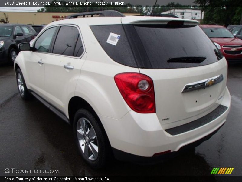 White Diamond Tricoat / Jet Black 2013 Chevrolet Equinox LT AWD