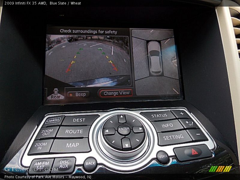 Controls of 2009 FX 35 AWD