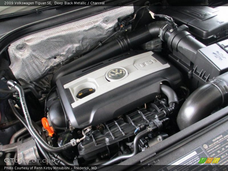 Deep Black Metallic / Charcoal 2009 Volkswagen Tiguan SE
