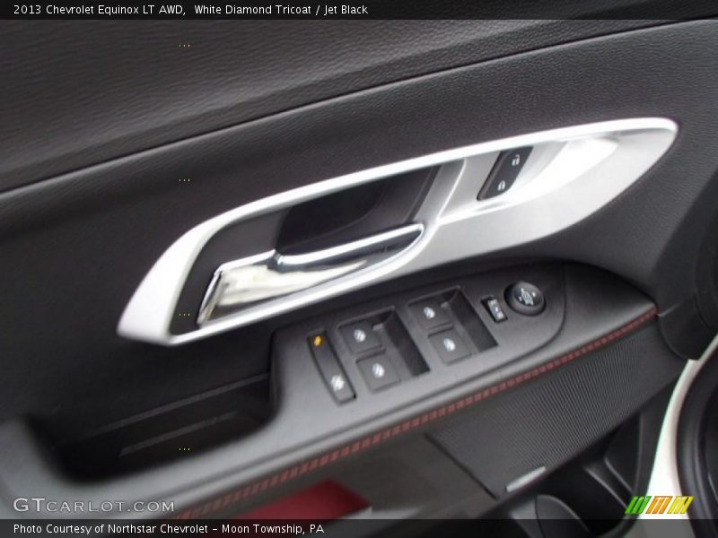 White Diamond Tricoat / Jet Black 2013 Chevrolet Equinox LT AWD