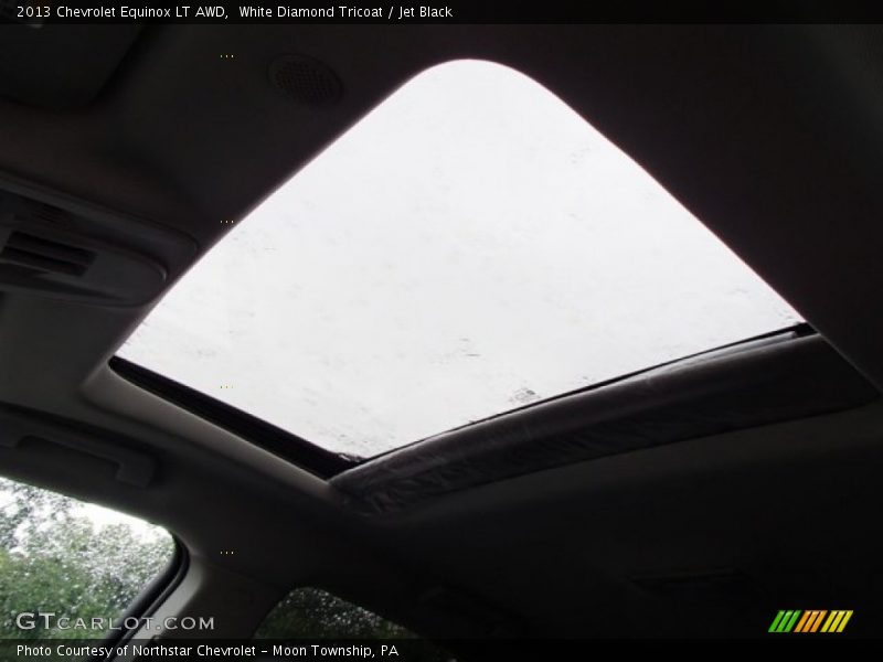 White Diamond Tricoat / Jet Black 2013 Chevrolet Equinox LT AWD