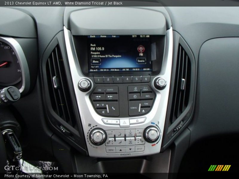 White Diamond Tricoat / Jet Black 2013 Chevrolet Equinox LT AWD